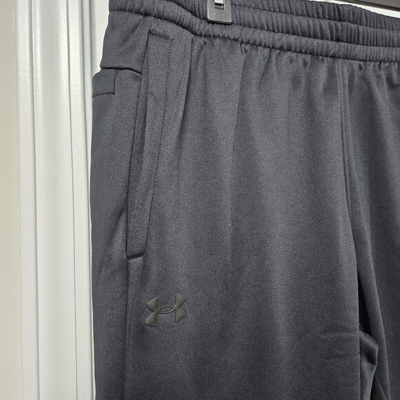 NWT Under Armour Fleece Joggers Men's 2XL Black Loose Pants Pockets Drawstring - Picture 7 of 10